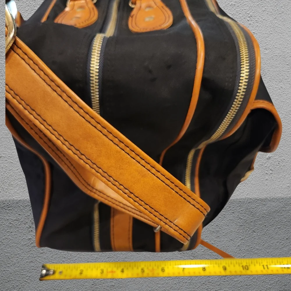 Vintage Skyway Nylon‎ Carry On Shoulder Weekender Luggage Bag 18 L X 12 H